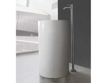 40MM - Floor standing single handle stainless steel washbasin mixer by Rubinetterie Treemme - view 2